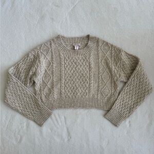 Beige Knit Sweater